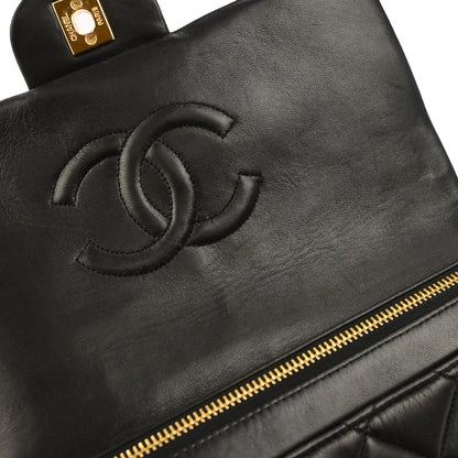 Chanel 1994-1996 Black Lambskin Backpack
