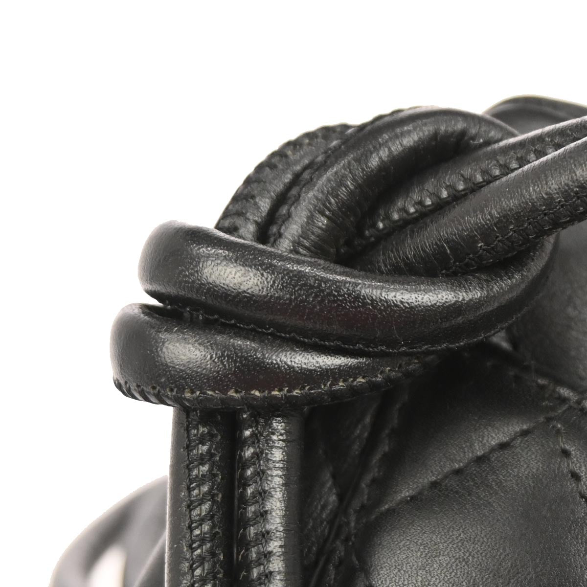 Chanel 2003-2004 Black Calfskin Cambon Ligne Shoulder Bag