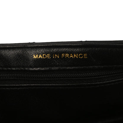 Chanel Black Lambskin Double Sided Flap Shoulder Bag