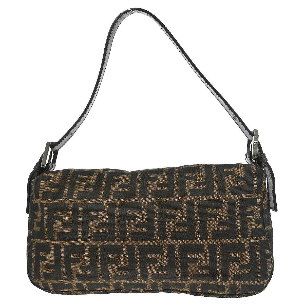 Fendi Brown Zucca Baguette Handbag