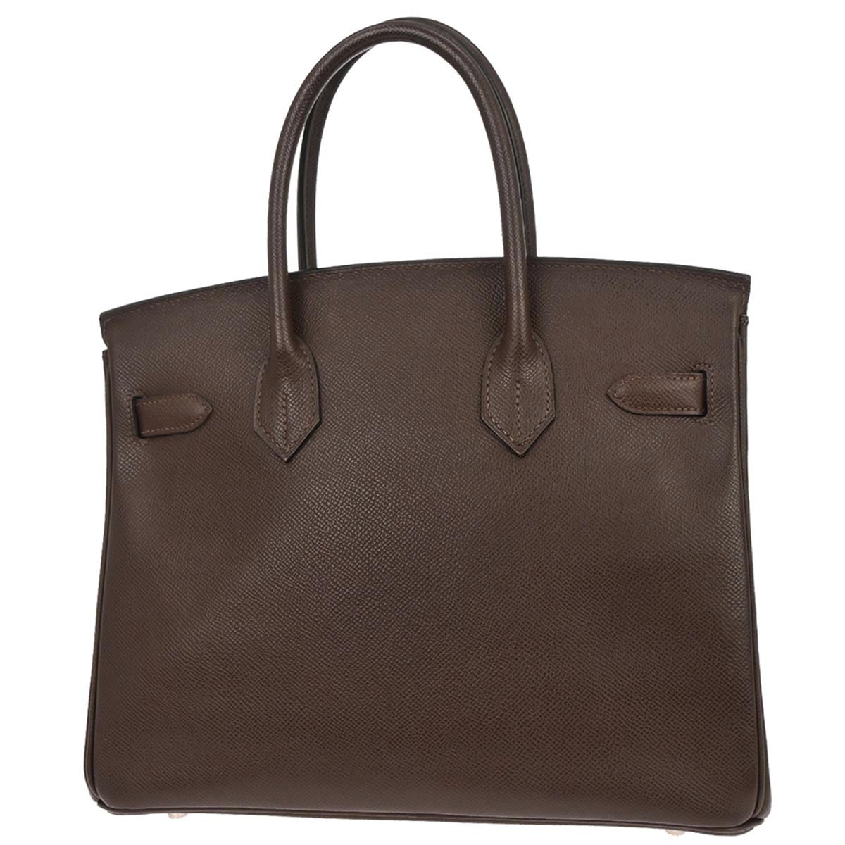 Hermes Chocolat Epsom Birkin 30 Handbag