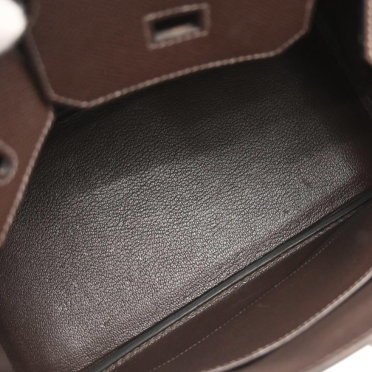 Hermes Chocolat Epsom Birkin 30 Handbag