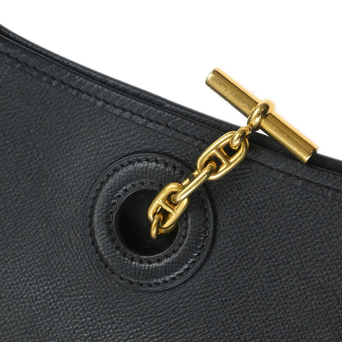 Hermes Black Epsom Vespa PM Shoulder Bag