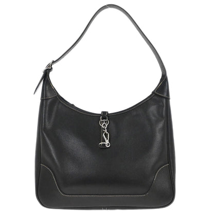 Hermes Black Courchevel Trim 31 Shoulder Bag
