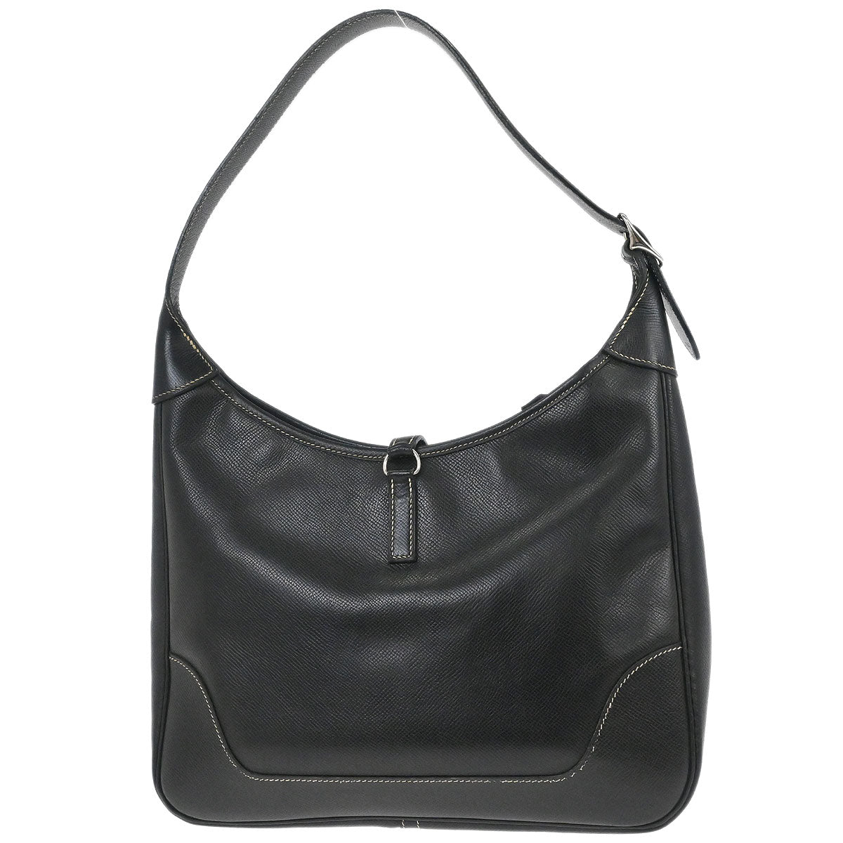 Hermes Black Courchevel Trim 31 Shoulder Bag