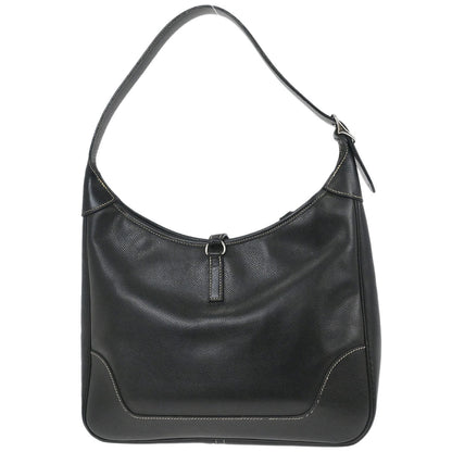 Hermes Black Courchevel Trim 31 Shoulder Bag
