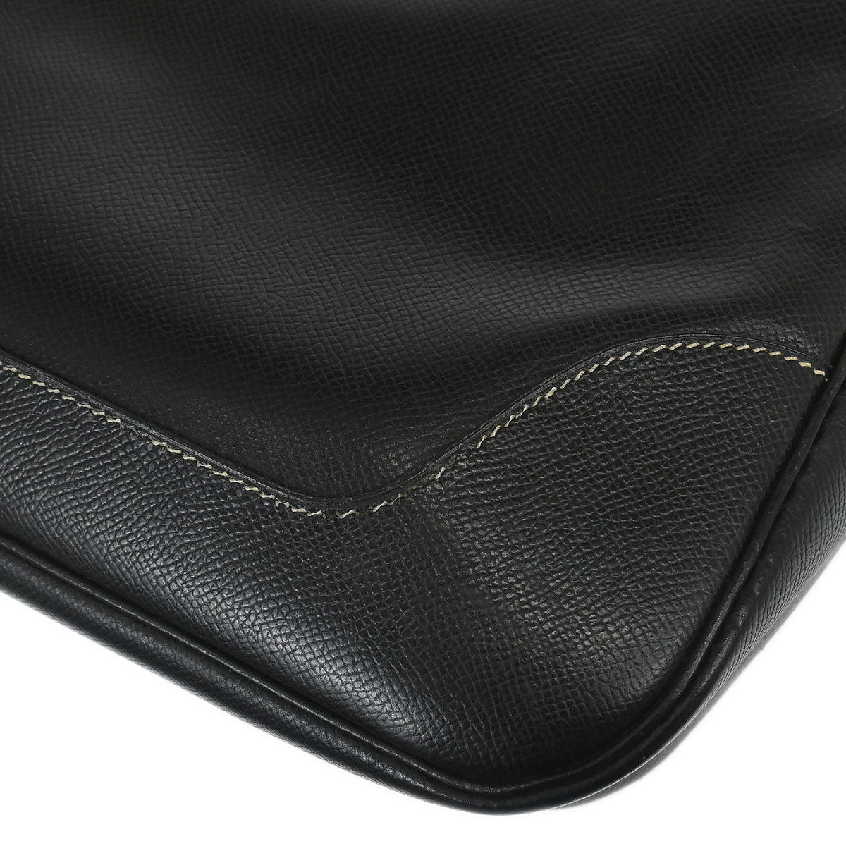 Hermes Black Courchevel Trim 31 Shoulder Bag