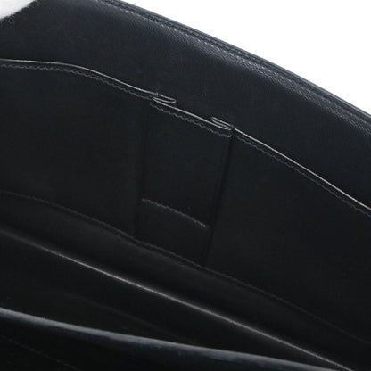 Hermes Black Box Calf Piano Handbag