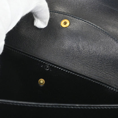 Hermes Black Box Calf Piano Handbag