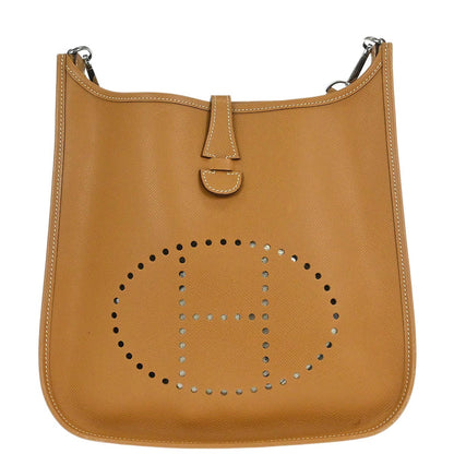 Hermes Natural Epsom Evelyne 2 PM Shoulder Bag