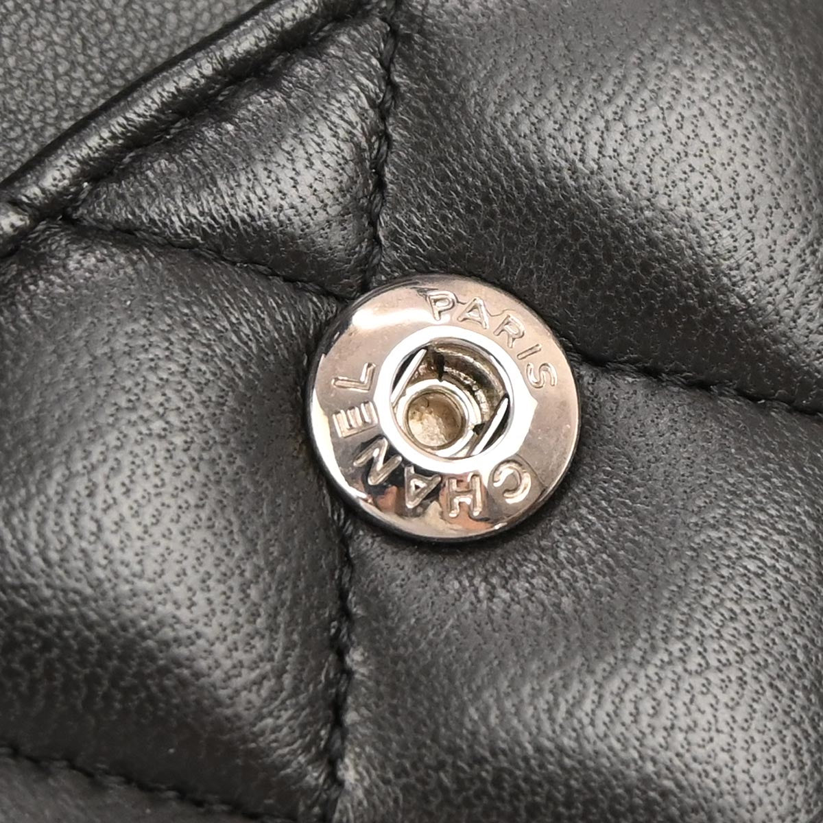 Chanel 2013-2014 Black Lambskin Medium Classic Double Flap Shoulder Bag