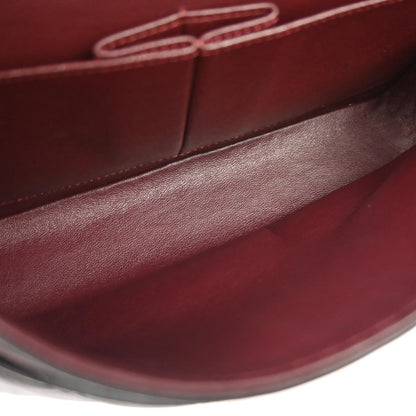 Chanel 2013-2014 Black Lambskin Medium Classic Double Flap Shoulder Bag