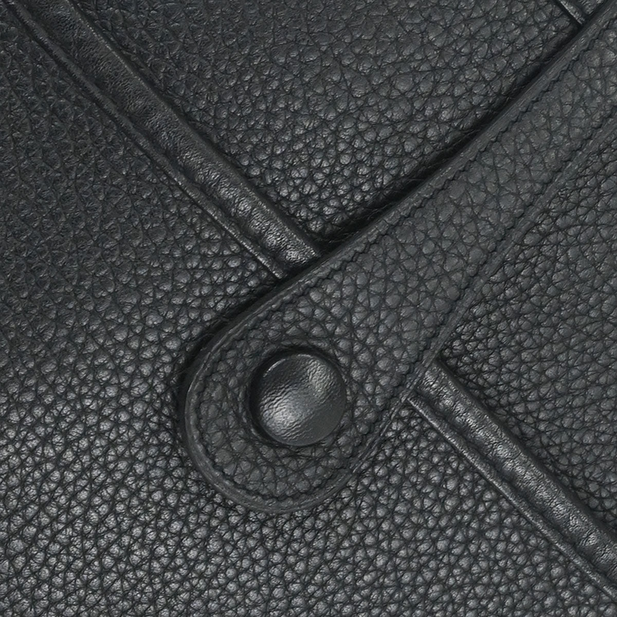 Hermes Black Taurillon Clemence Evelyne 3 29 PM Shoulder Bag