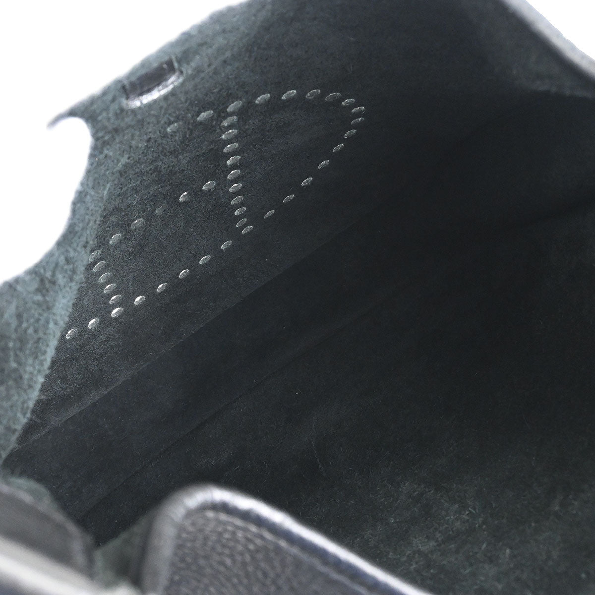 Hermes Black Taurillon Clemence Evelyne 3 29 PM Shoulder Bag