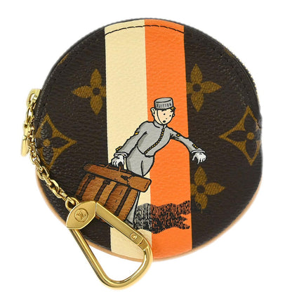 Louis Vuitton Monogram Groom Porte Monnaie Rond Coin Wallet M60037