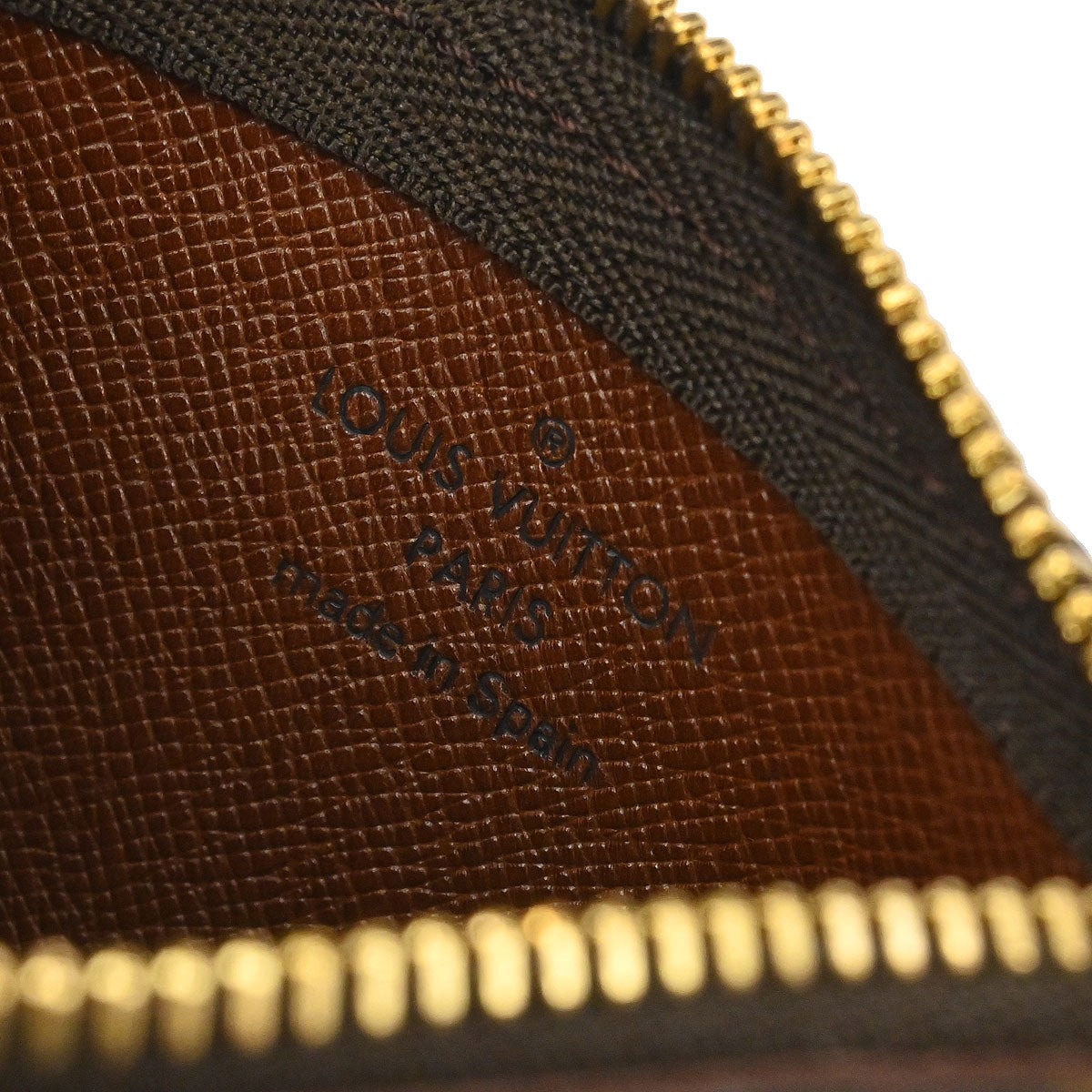 Louis Vuitton Monogram Pochette Cles Coin Purse M62650