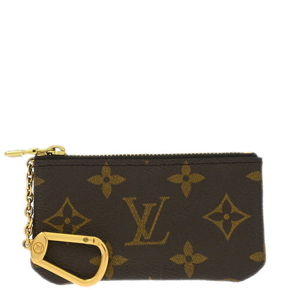 Louis Vuitton Monogram Pochette Cles Coin Purse M62650