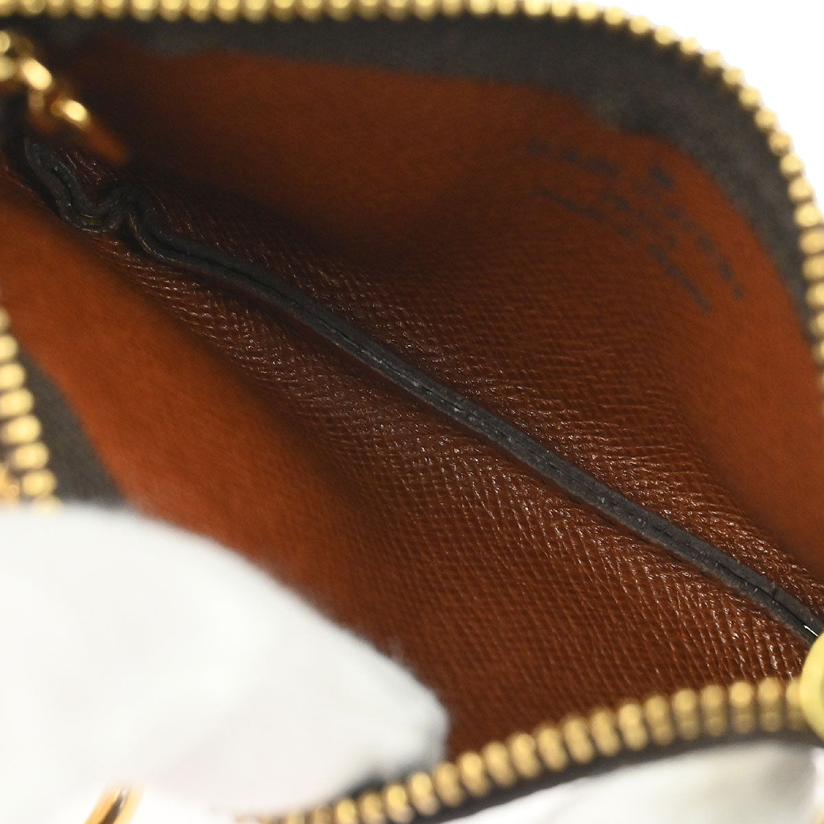 Louis Vuitton Monogram Pochette Cles Coin Purse M62650