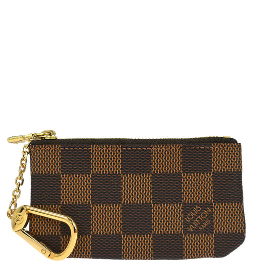 Louis Vuitton Damier Pochette Cles Coin Case Wallet Purse N62658