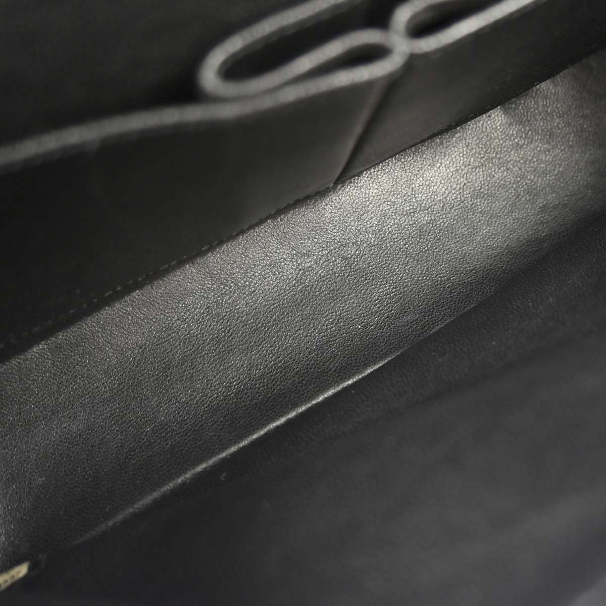 Chanel Black Patent Leather Medium Classic Double Flap Shoulder Bag