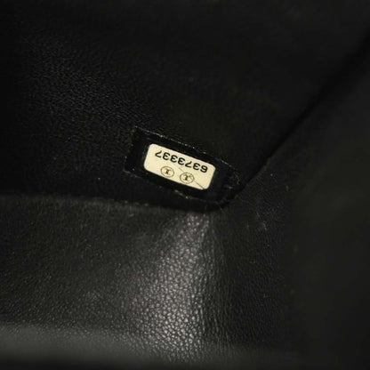 Chanel Black Patent Leather Medium Classic Double Flap Shoulder Bag