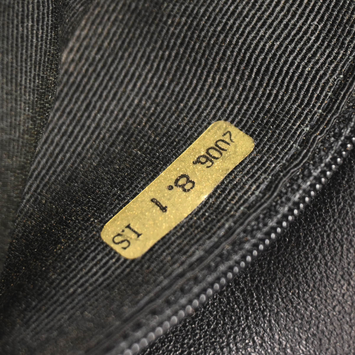 Chanel 2005-2006 Black Lambskin Chain Handbag