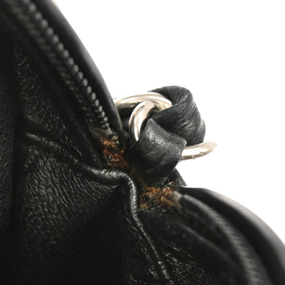 Chanel 2005-2006 Black Lambskin Chain Handbag