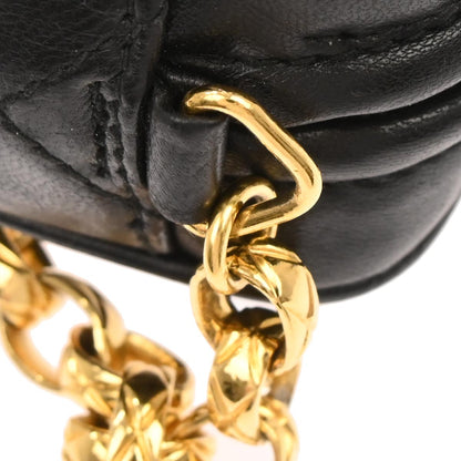 Chanel 1991-1994 Black Lambskin Camera Bag