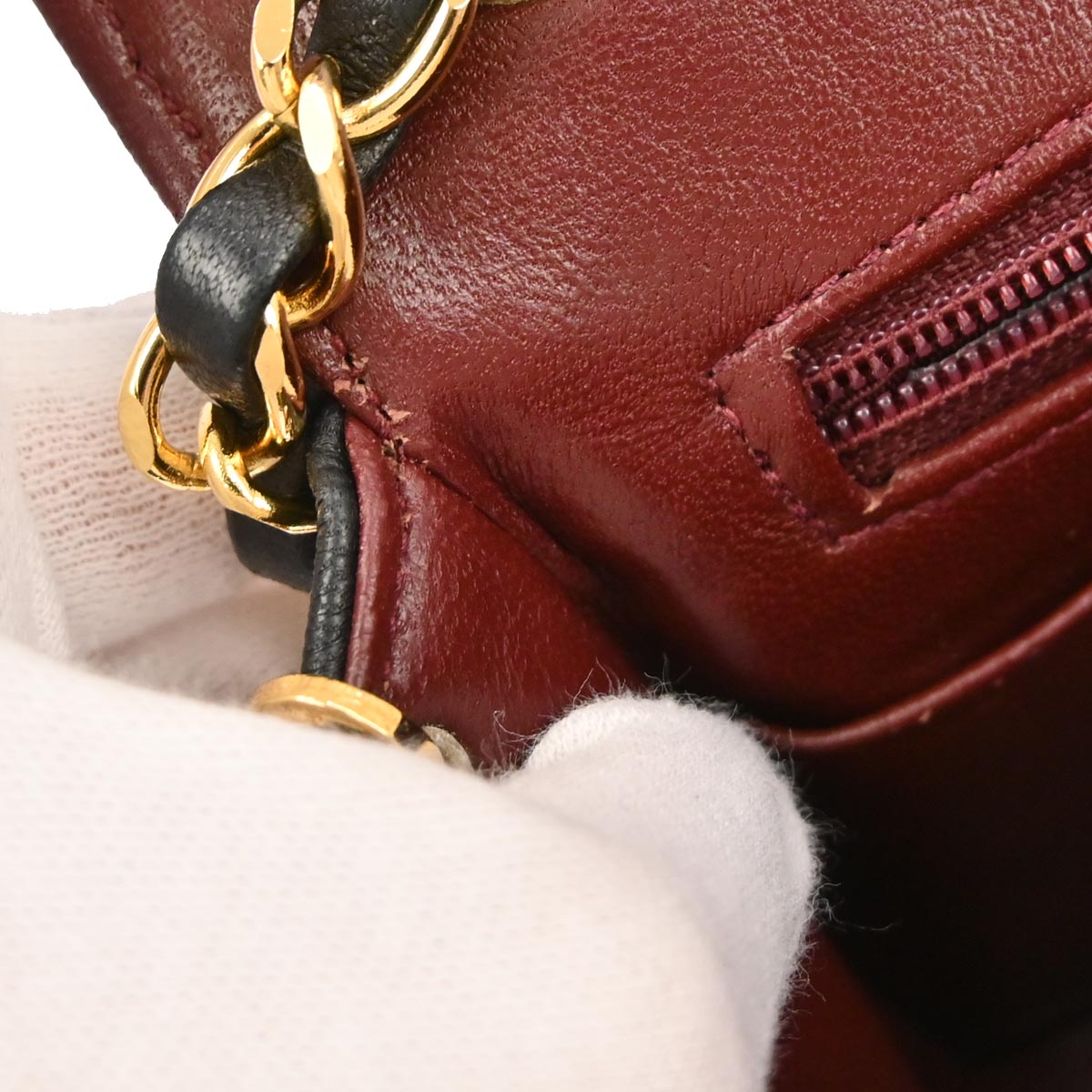 Chanel 1989-1991 Black Lambskin Shoulder Bag