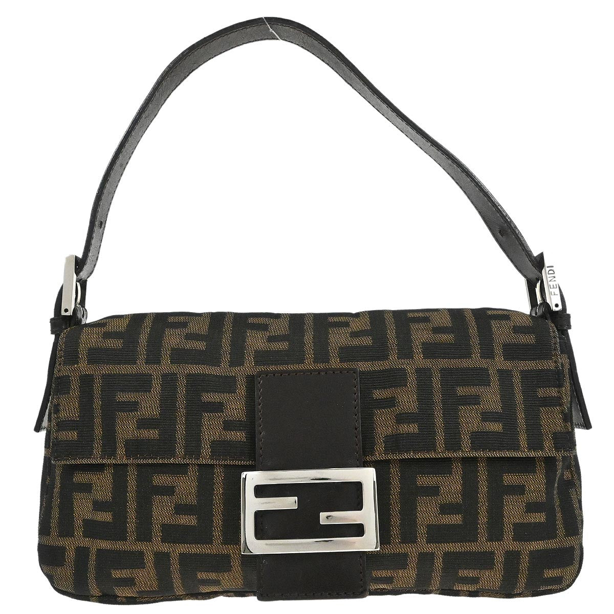 Fendi Brown Zucca Baguette Handbag