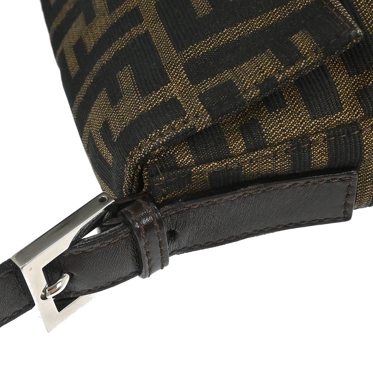Fendi Brown Zucca Baguette Handbag