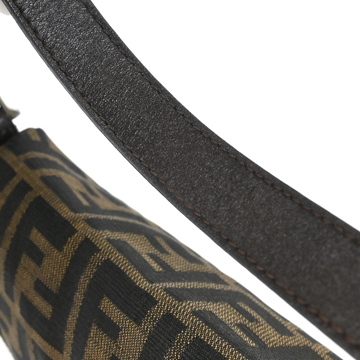 Fendi Brown Zucca Baguette Handbag