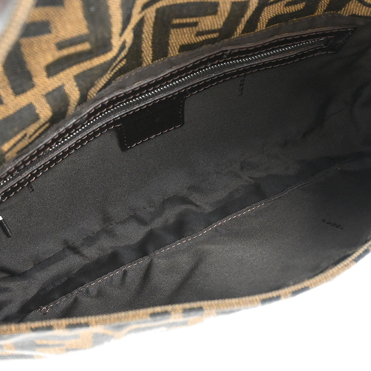 Fendi Brown Zucca Baguette Handbag