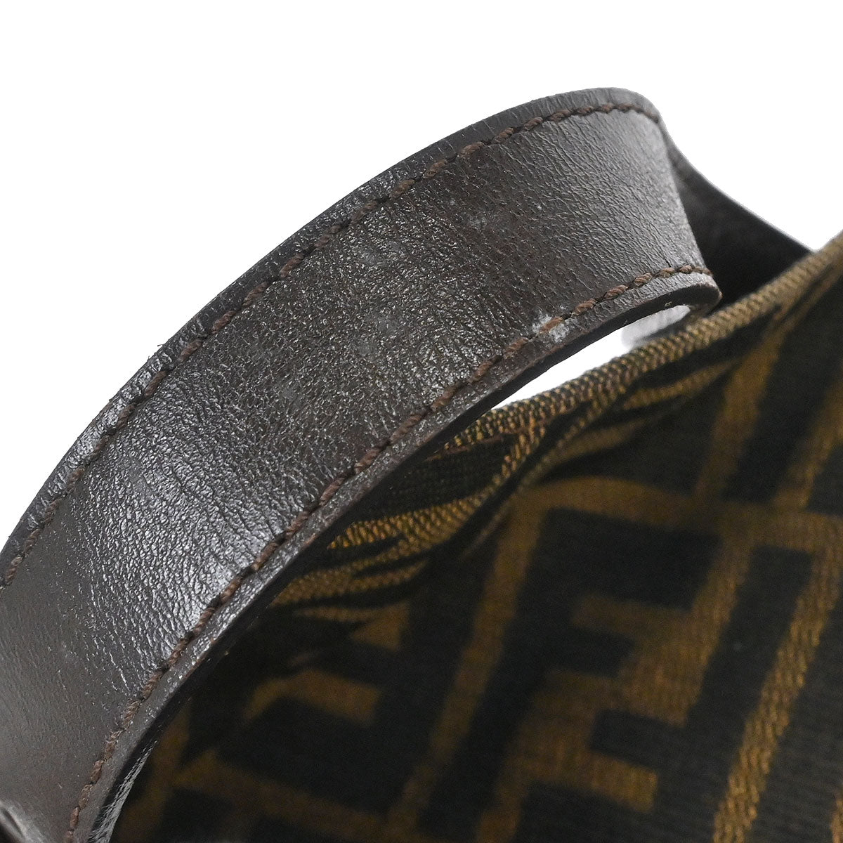 Fendi Brown Zucca Baguette Handbag