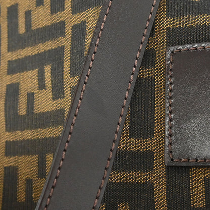 Fendi Brown Canvas Zucca Mamma Baguette Handbag