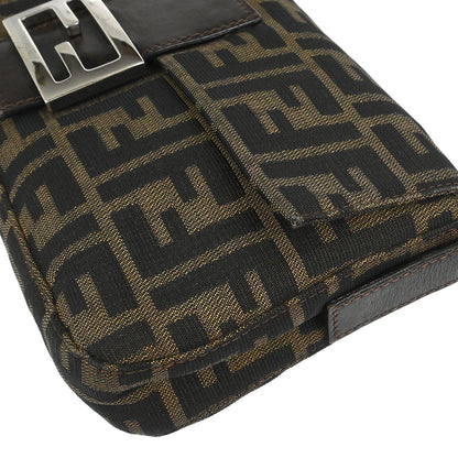 Fendi Brown Zucca Baguette Handbag