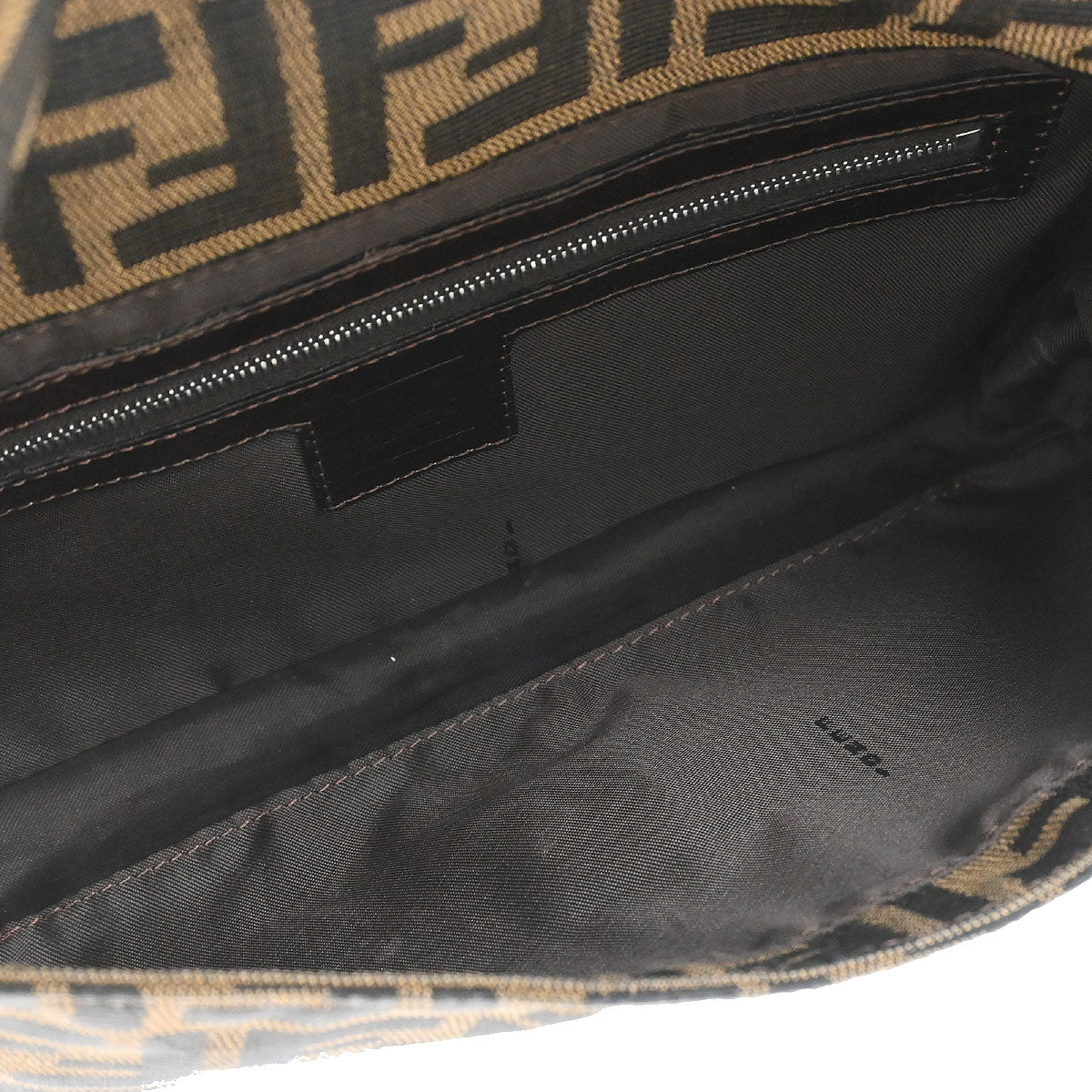 Fendi Brown Zucca Baguette Handbag