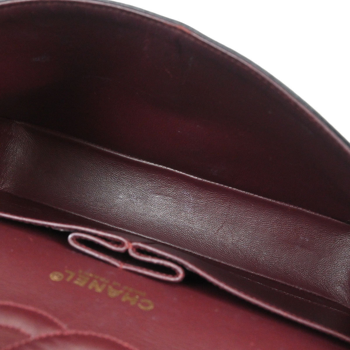 Chanel 2000-2002 Black Lambskin Medium Classic Double Flap Shoulder Bag