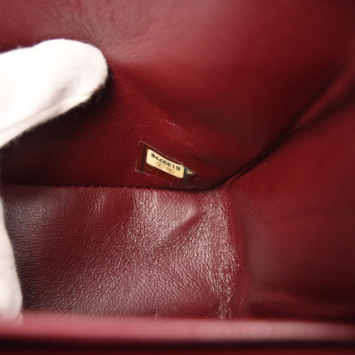 Chanel 2000-2002 Black Lambskin Small Classic Double Flap Shoulder Bag