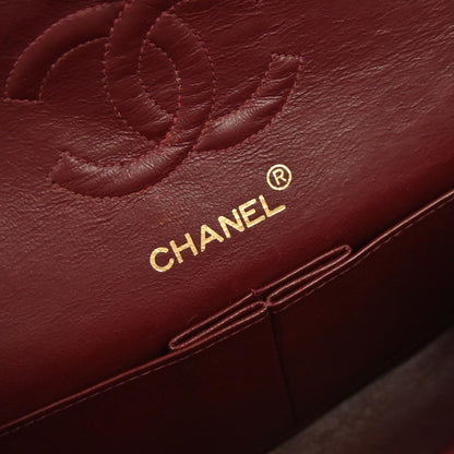 Chanel Black Lambskin Small Classic Double Flap Shoulder Bag