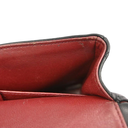 Chanel 1996-1997 Black Lambskin Small Classic Double Flap Shoulder Bag