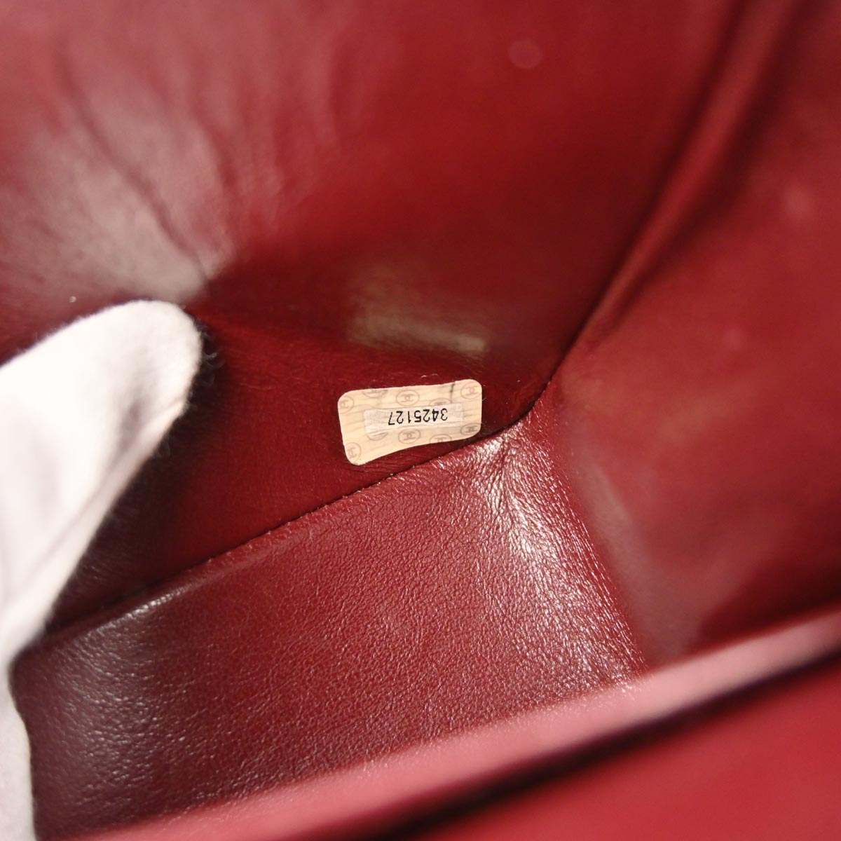 Chanel 1994-1996 Black Lambskin Small Classic Double Flap Shoulder Bag