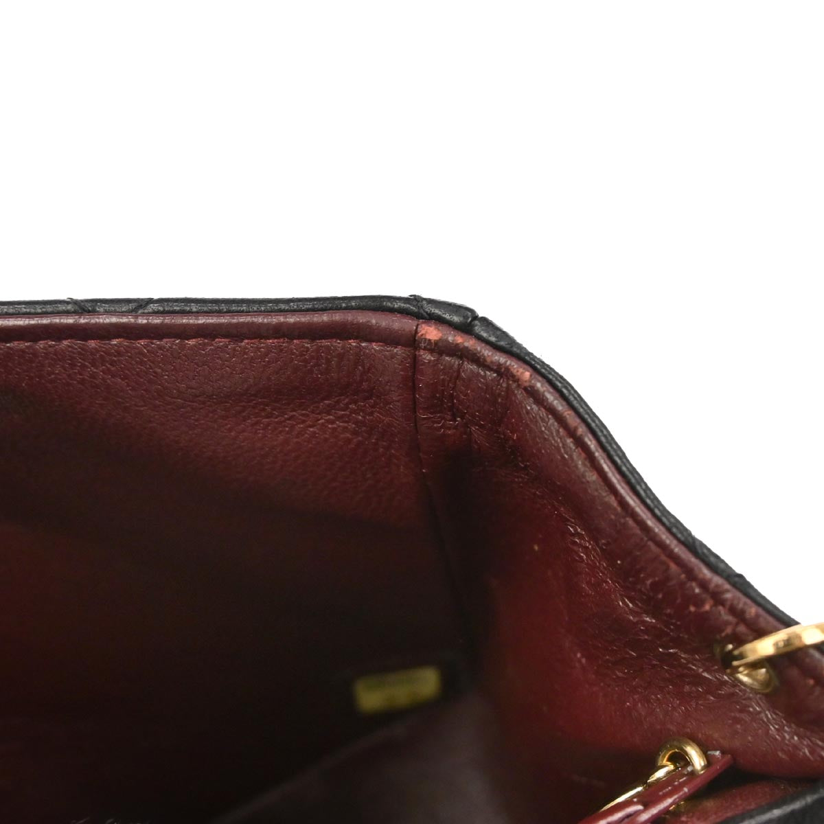 Chanel Black Lambskin Mini Classic Square Flap Shoulder Bag 17