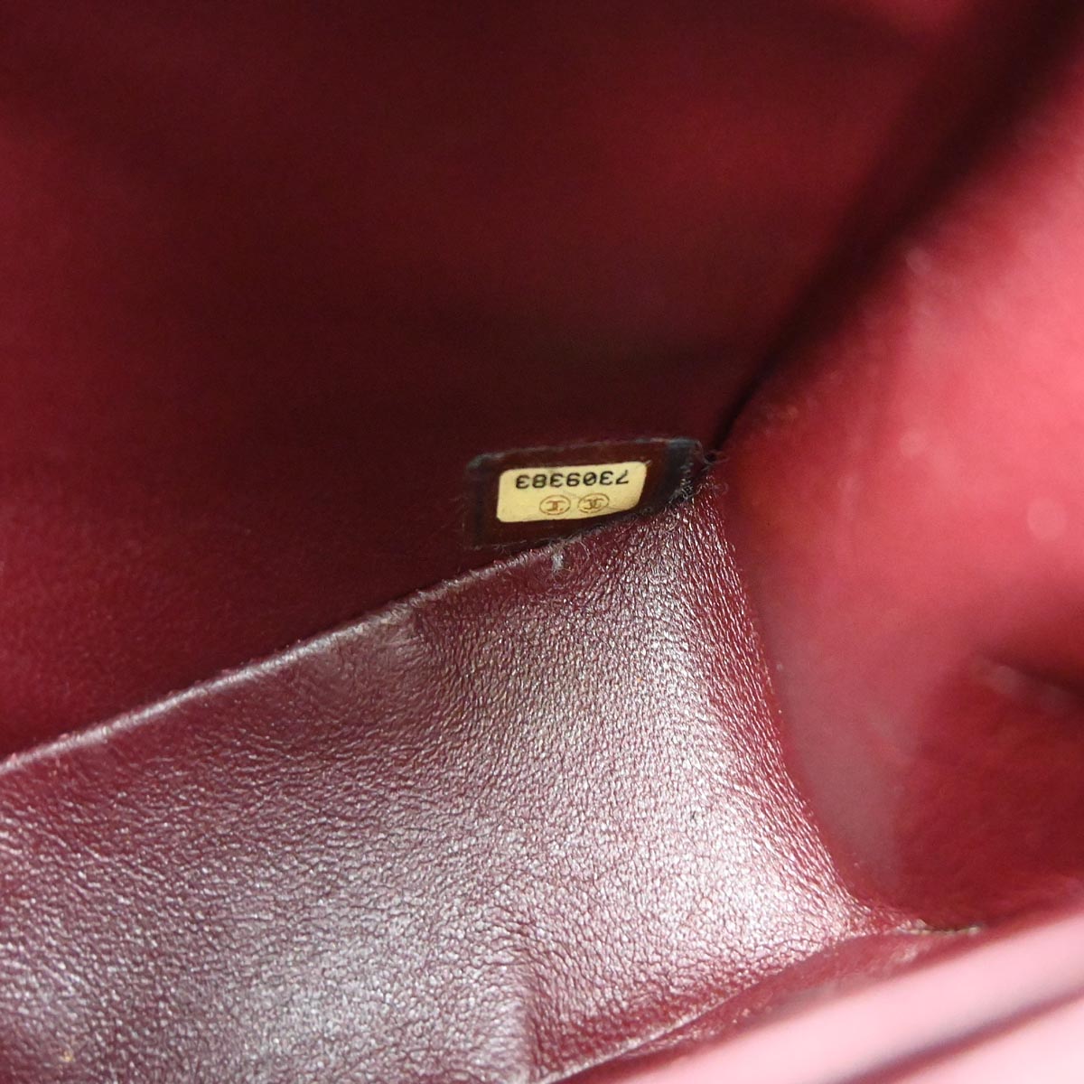 Chanel Black Lambskin Mini Classic Square Flap Shoulder Bag 17