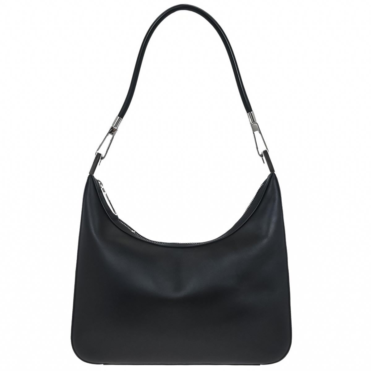 Gucci Black Leather Hobo Handbag