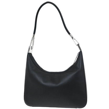 Gucci Black Leather Hobo Handbag