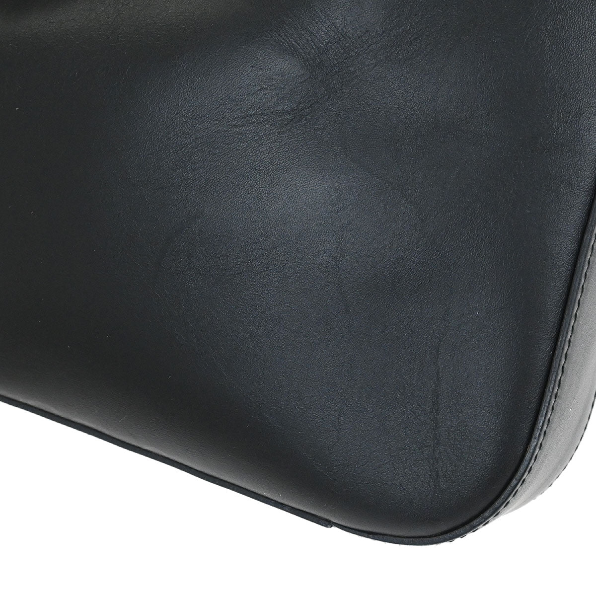 Gucci Black Leather Hobo Handbag