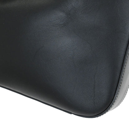 Gucci Black Leather Hobo Handbag