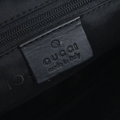 Gucci Black Leather Hobo Handbag