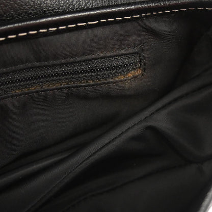 Christian Dior Black Trotter Floral Saddle Handbag